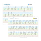 Handwriting Wipeable Alphabet Card Double Sided