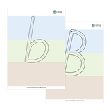 Handwriting Wipeable Scaffolding Letters Double Sided Set